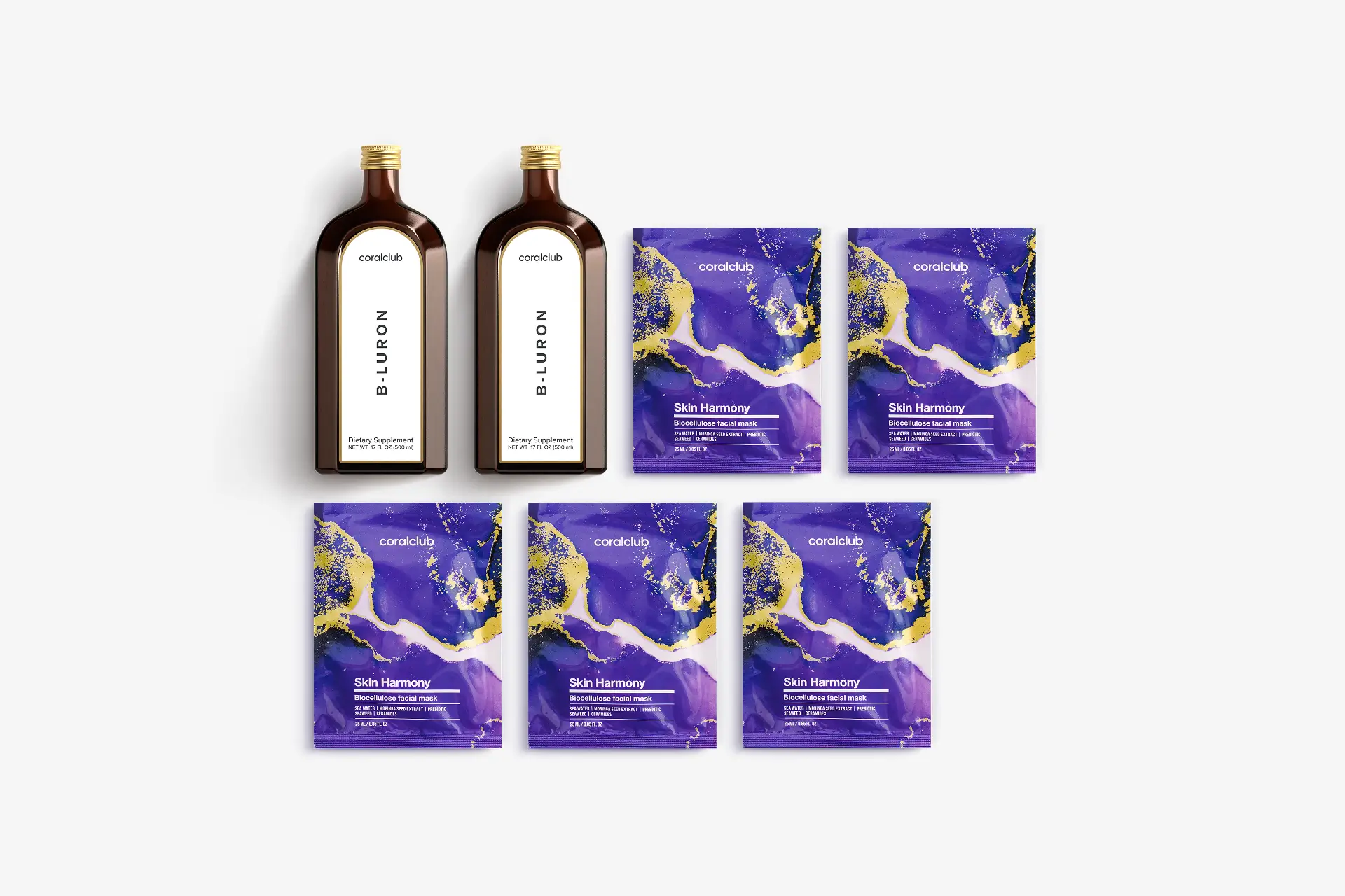 B-Luron + Skin Harmony Biocellulose Facial Mask